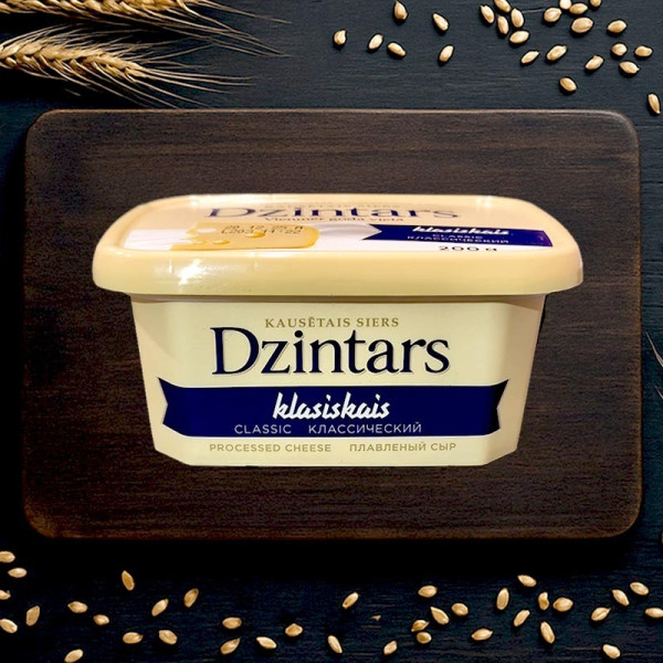 Kausētais siers DZINTARS Klasiskais, 200g