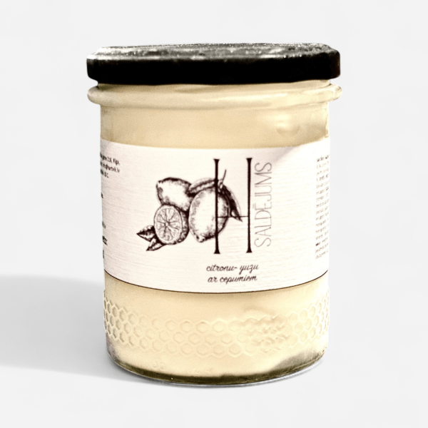 Citronu - yuzu saldējums ar cepumiem 300g