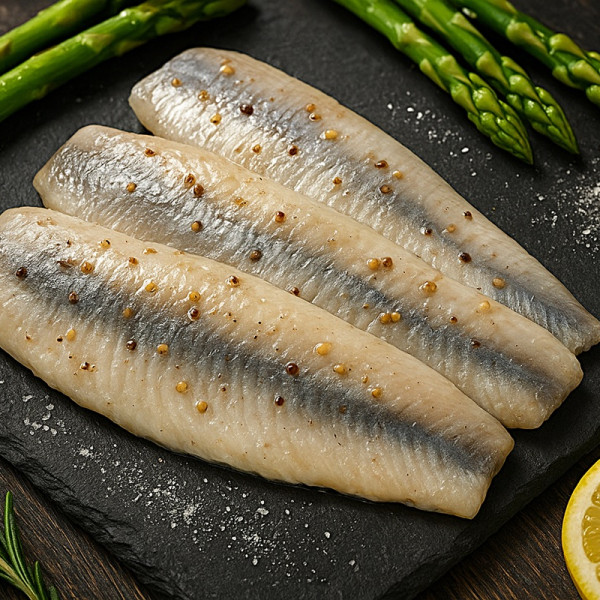 Siļķes fileja garšvielu marinādē