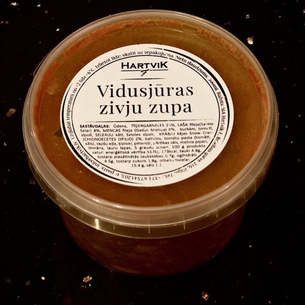Vidusjūras zivju zupa, 500 ml