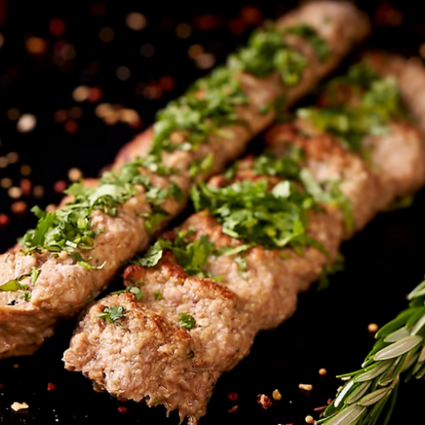 Cepts liellopa gaļas "Ļuļa kebabs" ar mērci 240g