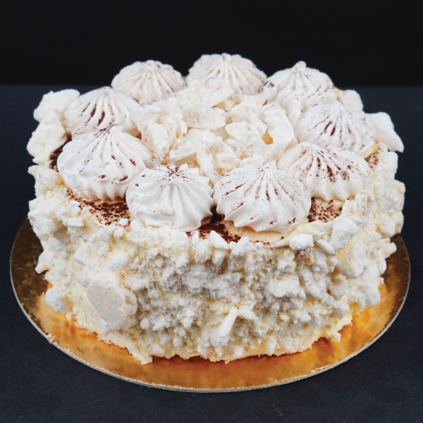 Bezē kūka "Baltā simfonija", ~500g