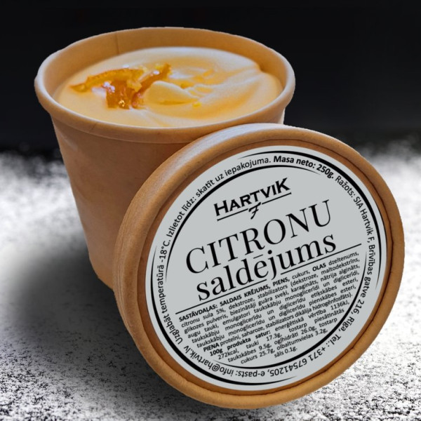 ❄️Citronu saldējums 250g