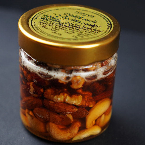 Rieksti medū "Vāverēna našķis"