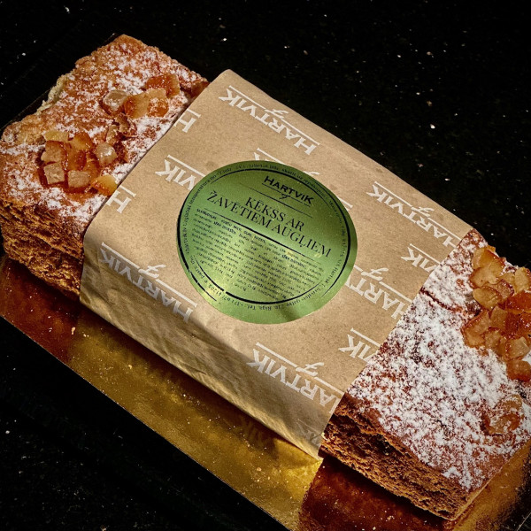 Kēkss ar žāvētiem augļiem 450g