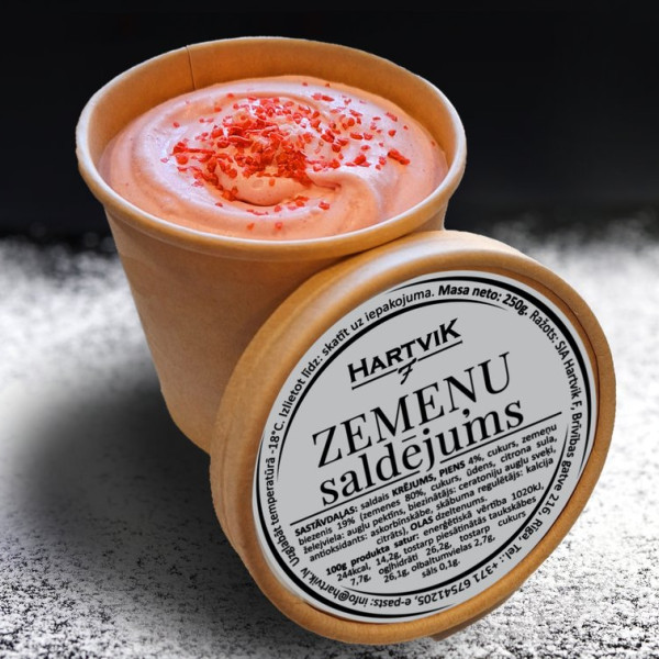 ❄️Zemeņu saldējums 250g