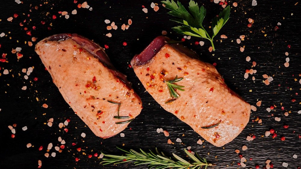 Marinēta pīles fileja