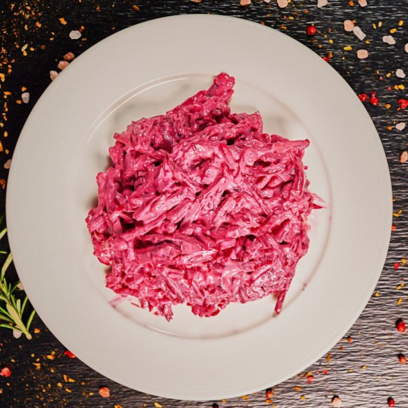 Свекольный салат с чесноком (350 г)  