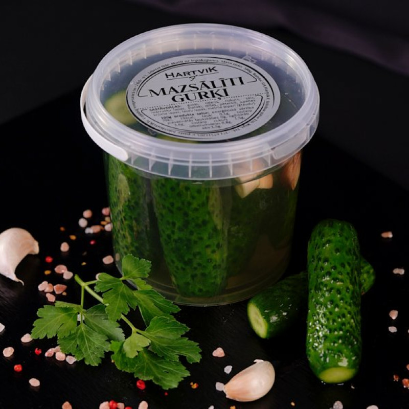 Mazsālīti gurķi (fasēti 0.5kg)