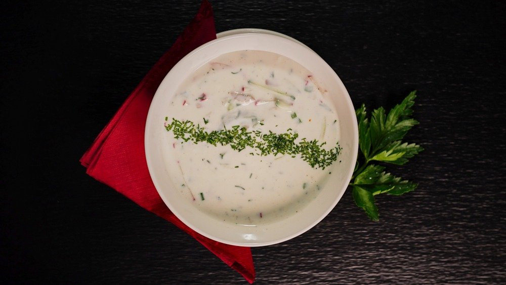 Zupa "Okroška" ar teļa gaļu, 500ml