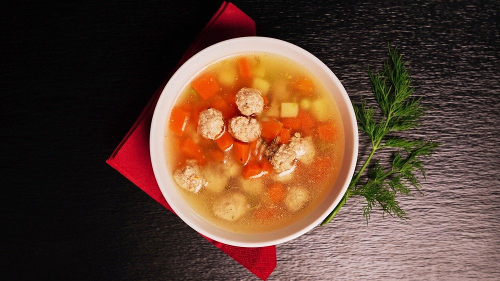 Teļa gaļas frikadeļu zupa 1l