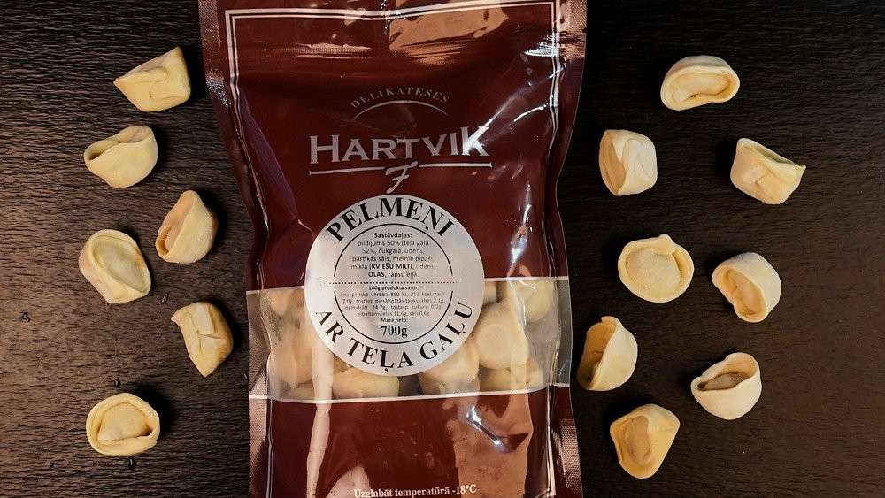 Saldēti pelmeņi ar teļa gaļu