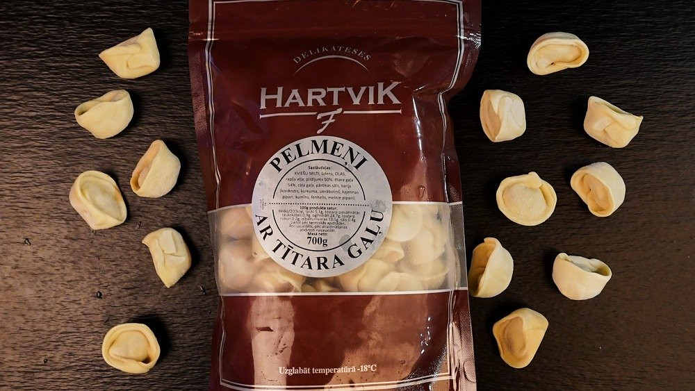 Saldēti pelmeņi ar tītara gaļu