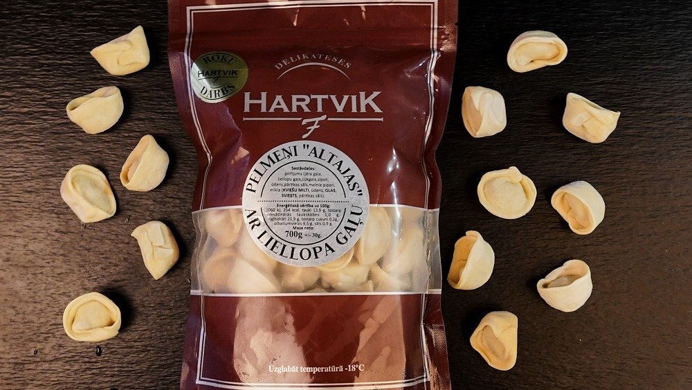 Saldēti pelmeņi ar liellopu gaļu "Altajas"