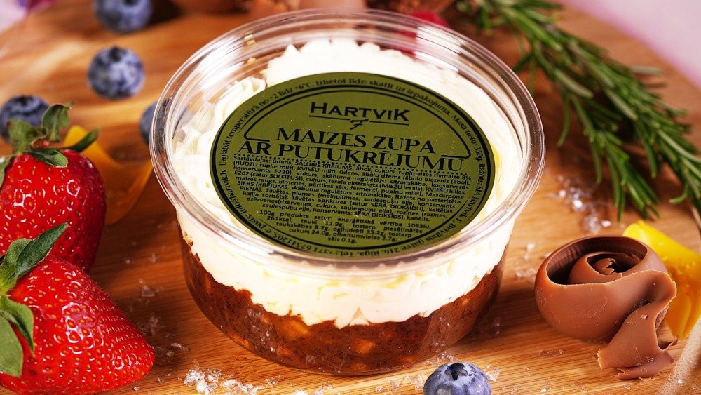 Maizes zupa ar putukrējumu