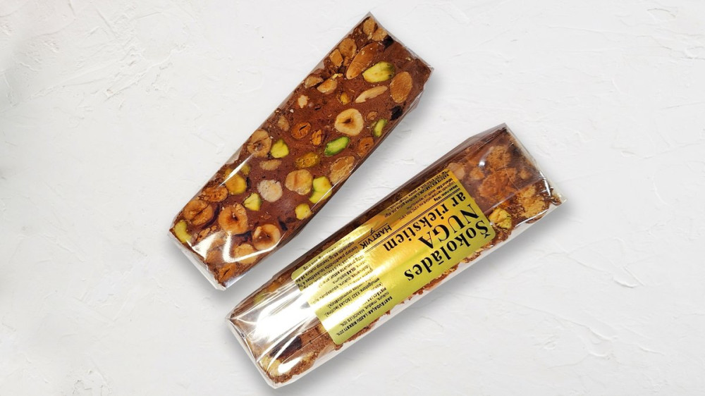 Šokolādes nuga ar riekstiem 160g