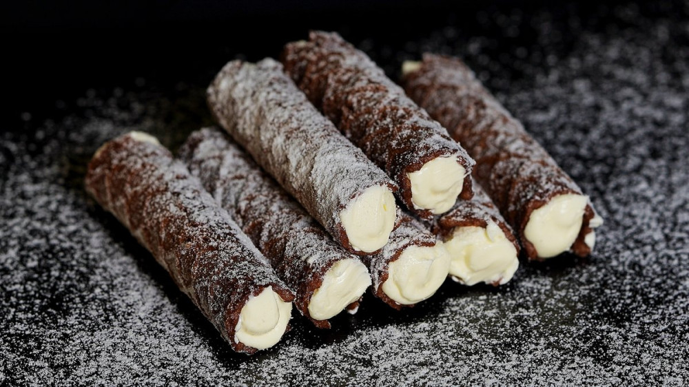 Šokolādes vafeles ar vaniļas krēmu