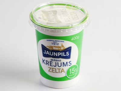 Сметана "Zelta" 15% "Jaunpils"  
