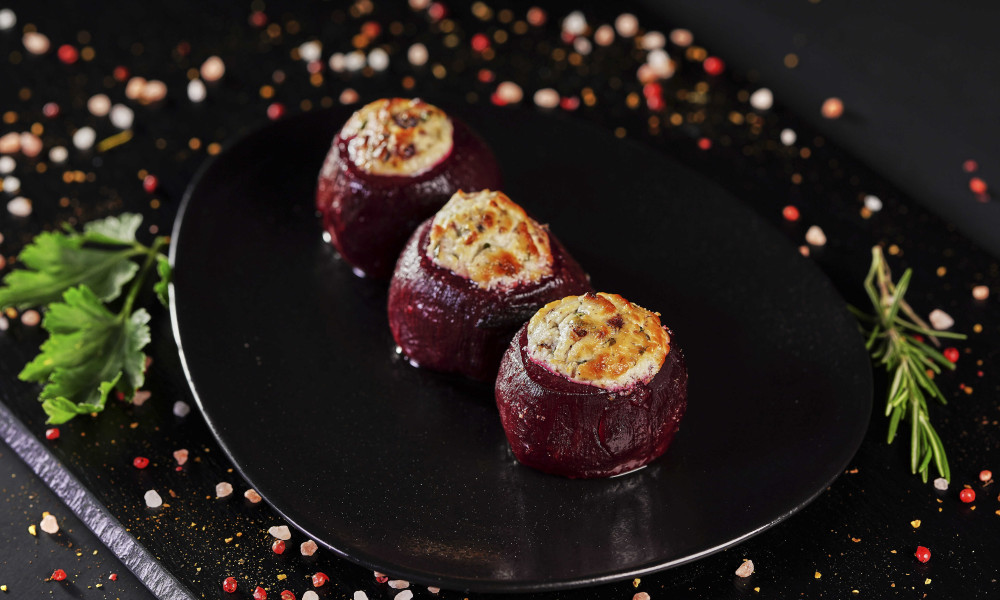 Ceptas pildītas bietes ar kazas sieru, ~600g