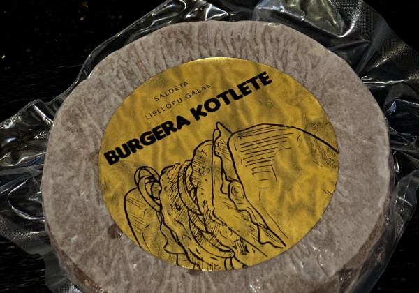 Saldētas liellopa gaļas burgera kotletes (2 gab) 300g