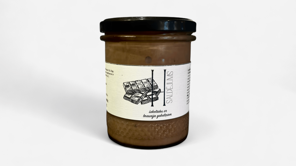 Šokolādes saldējums ar braunija gabaliņiem 320g