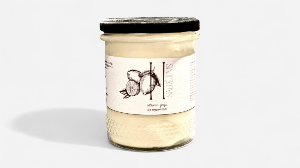 Citronu - yuzu saldējums ar cepumiem 300g