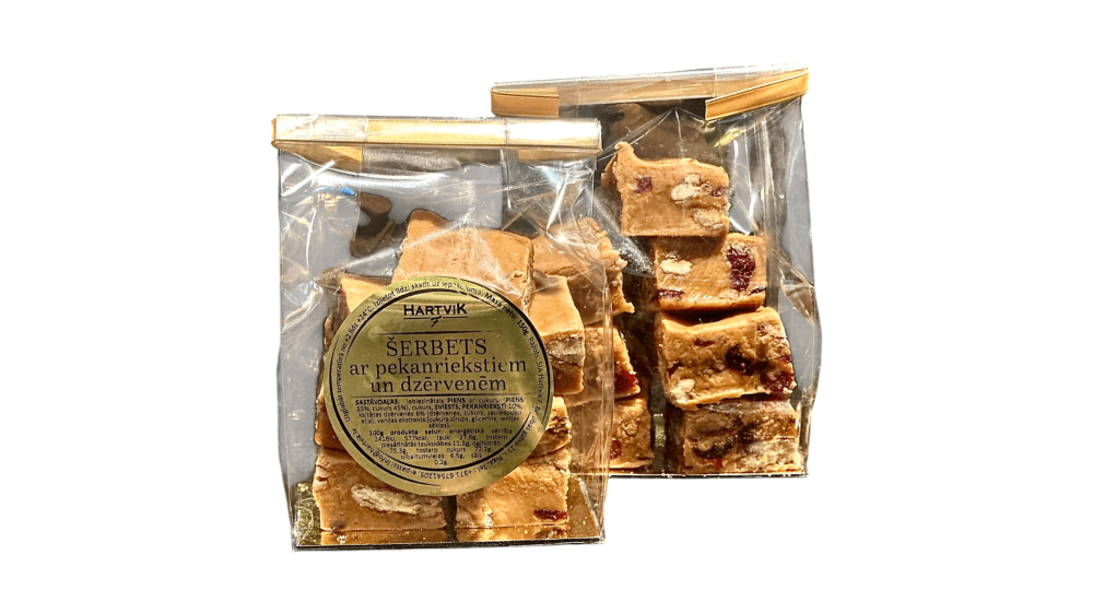 Šerbets ar pekanriekstiem un dzērvenēm 150g