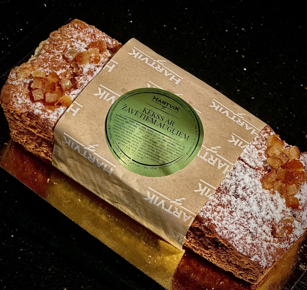 Kēkss ar žāvētiem augļiem 450g