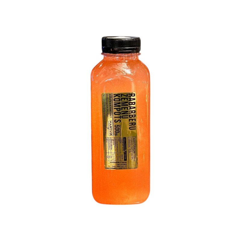Rabarberu zemeņu kompots (500ml)