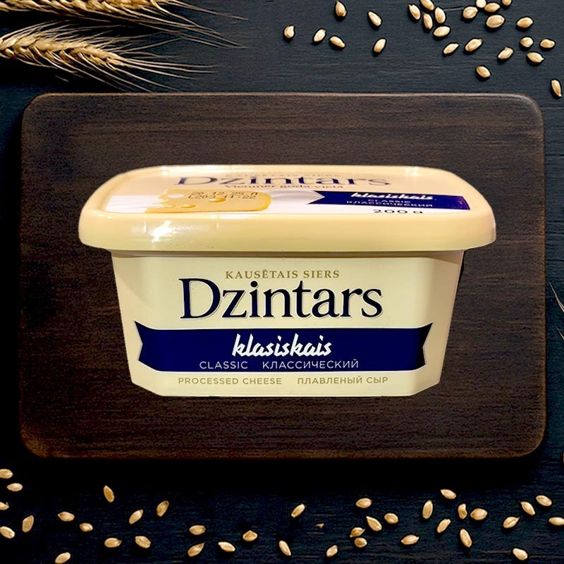 Kausētais siers DZINTARS Klasiskais, 200g