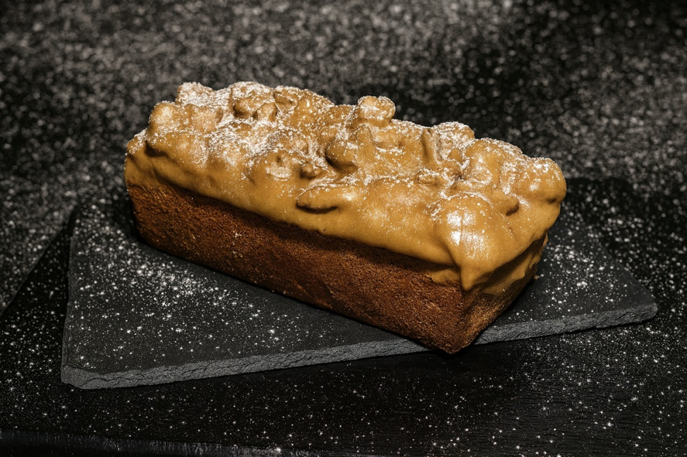 Banānu kēkss ar sāļo karameli un pekanriekstiem 660g