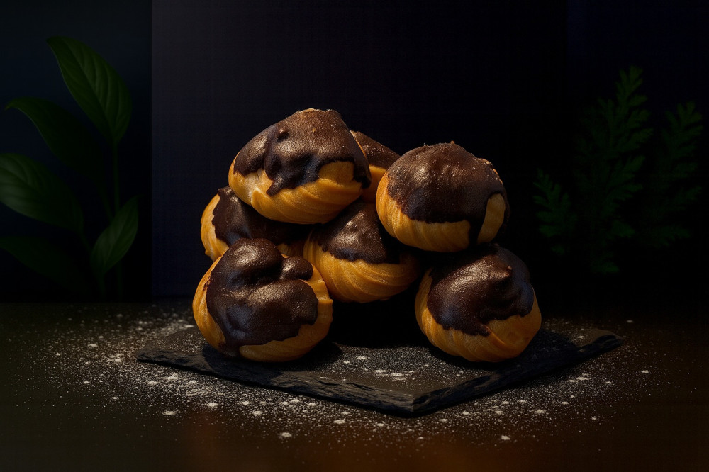 Profitroļi ar vaniļas krēmu 200g