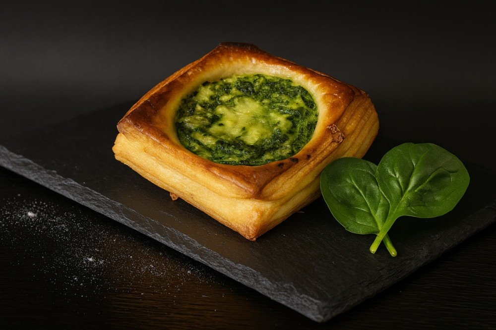 Franču smalkmaizīte ar spinātiem, 100g