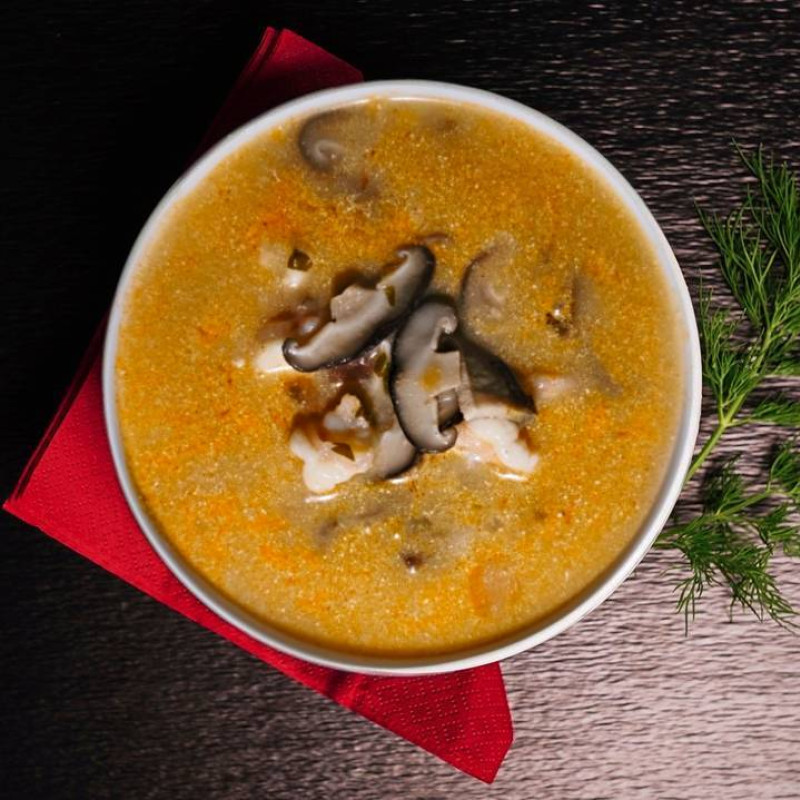 Zupa "Tom Yum" ar garnelēm, 1l