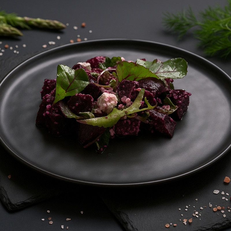 Biešu salāti ar kazas sieru 190g