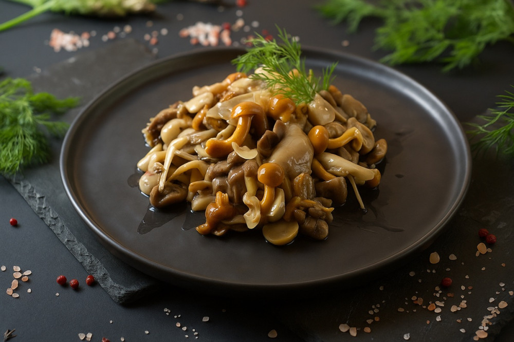 Sālītu sēņu salāti (300g)