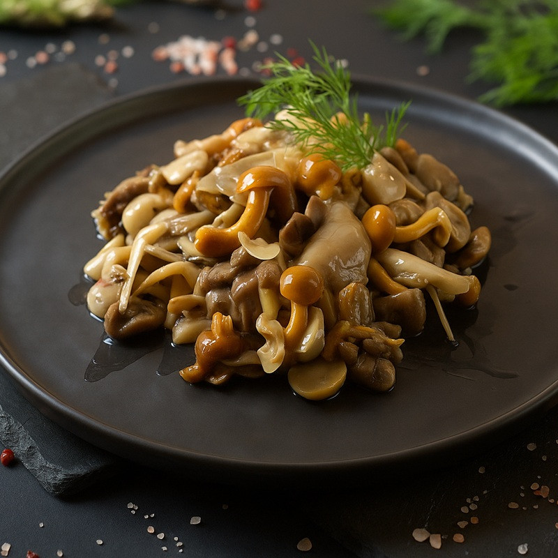 Салат из соленых грибов (300 г)  