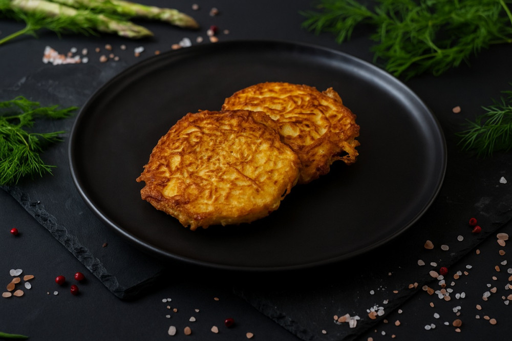 Kartupeļu pankūkas ar gaļu, 1gab (110g)