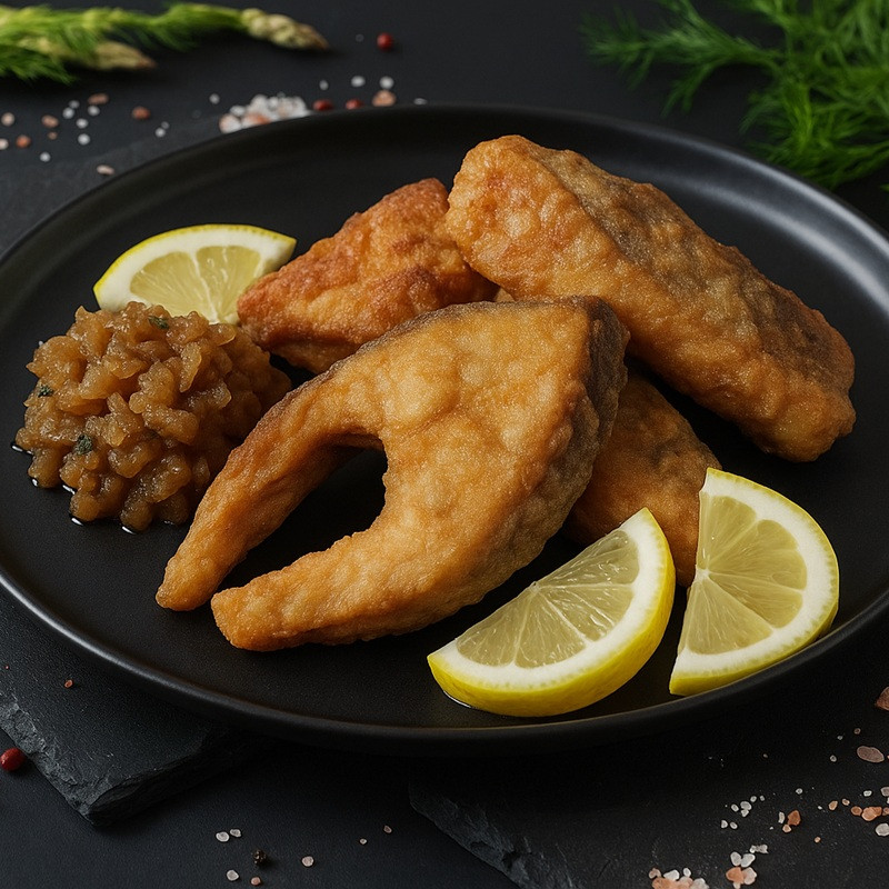 Cepts karpas steiks ar sīpoliem