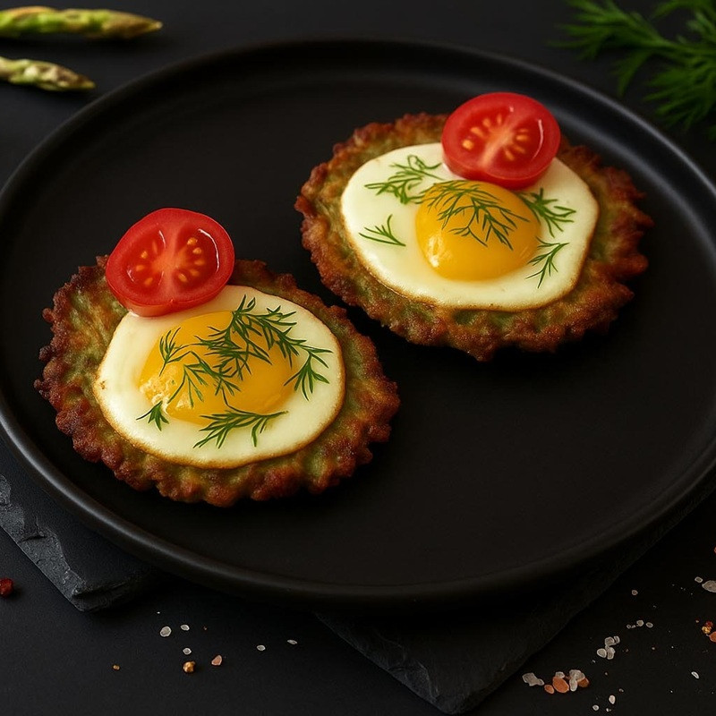 Cukinī pankūkas ar sieru un olu 1 gab.