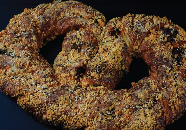 Sāļais kliņģeris ar vistas gaļu