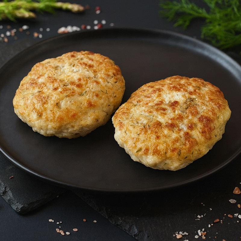 Жареные котлеты из куриного филе "Нежность" (2 шт.)