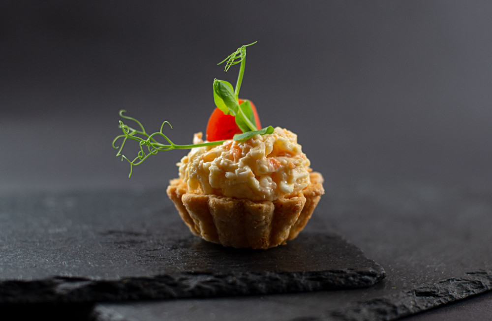 Siera groziņi ar siera salātiem, 1gab