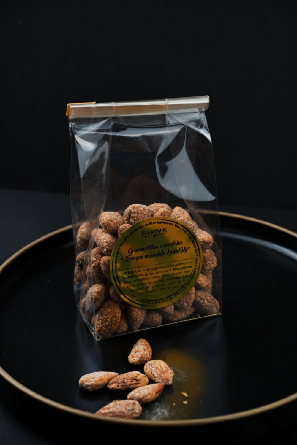 Grauzdētas mandeles "Sniega mandeļu kraukšķi", 100g