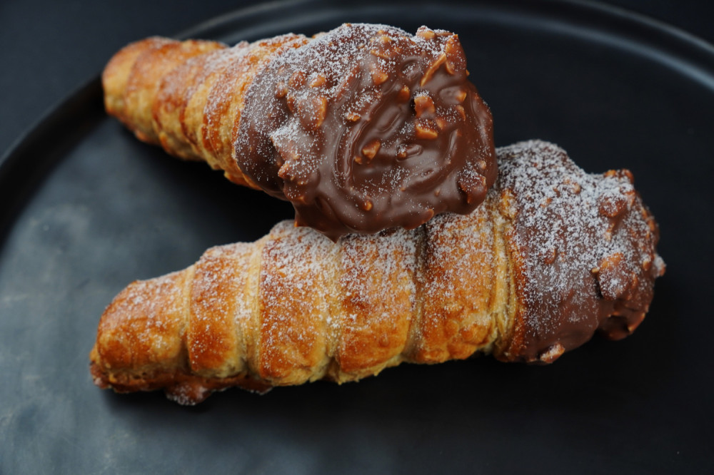 Trubiņa ar vaniļas krēmu