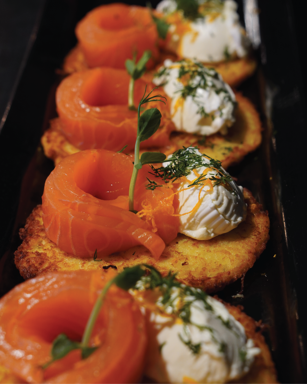 Cepti kartupeļu plācenīši  ar lasi, 1gab (160g)