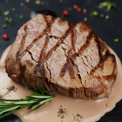 Cepts liellopa gaļas Striploin  Black Angus 200g